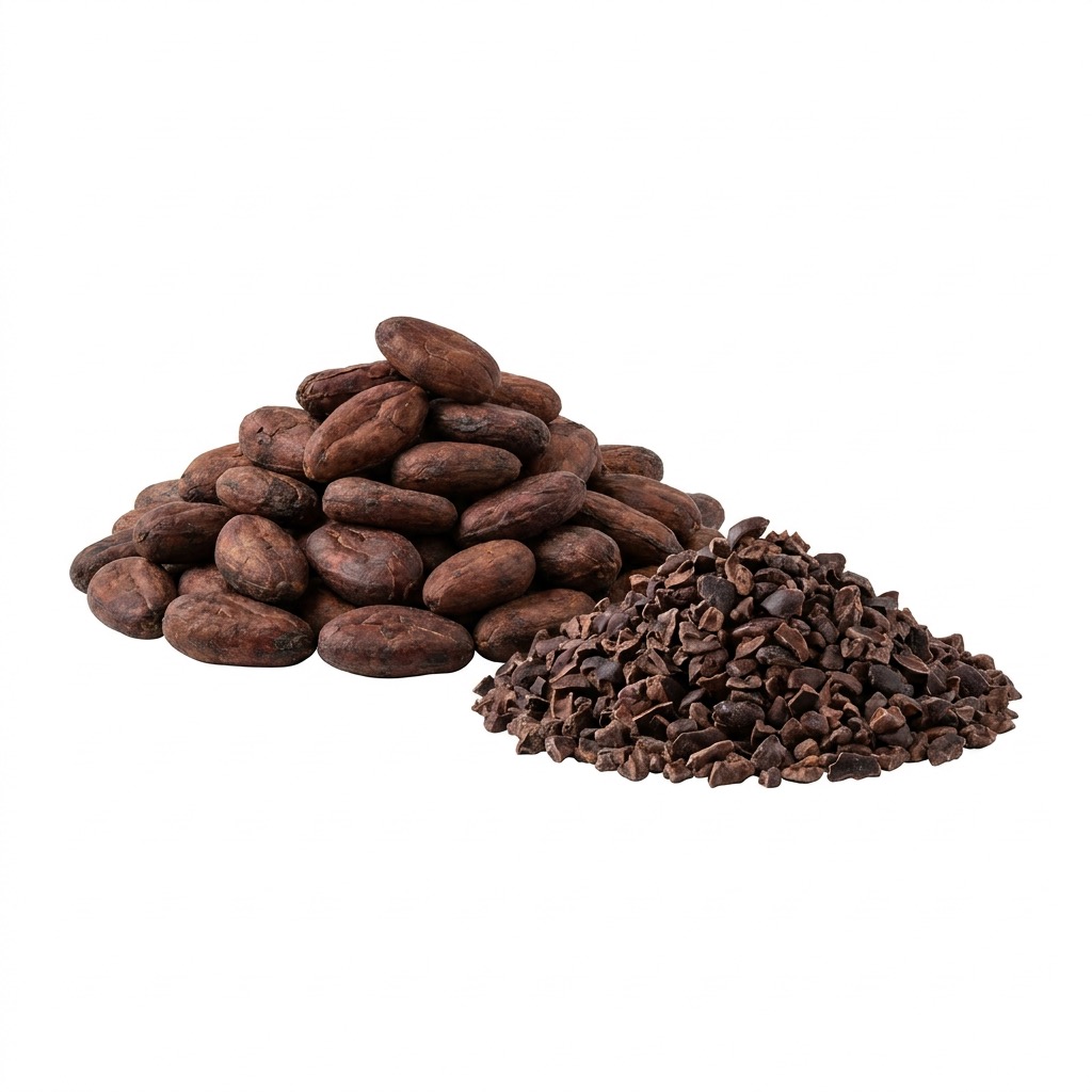 Cacao Seeds and Powder